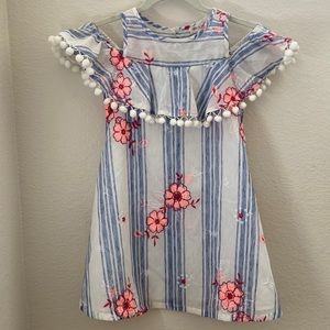 Cold shoulder Pom dress